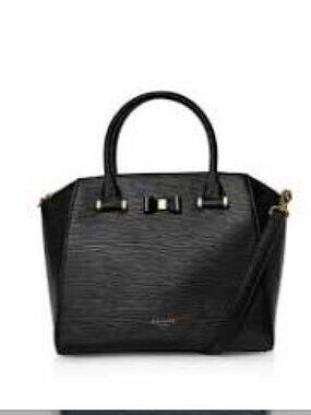 Ted Baker Daryyl Medium Leather Tote Bag Black